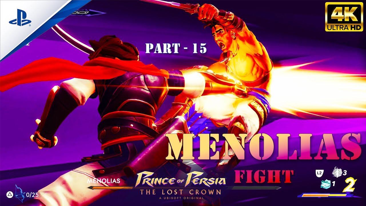 SURGON VS MENOLIAS ULTIMATE SHOWDOWN! ⚔️ Prince of Persia: Lost Crown PS5 (2025) Boss Fight |Part 15