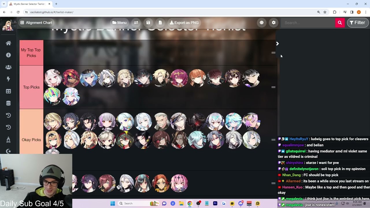 [Epic Seven] Custom Mystic Banner Who To Pull Tierlist ML5 and ML4