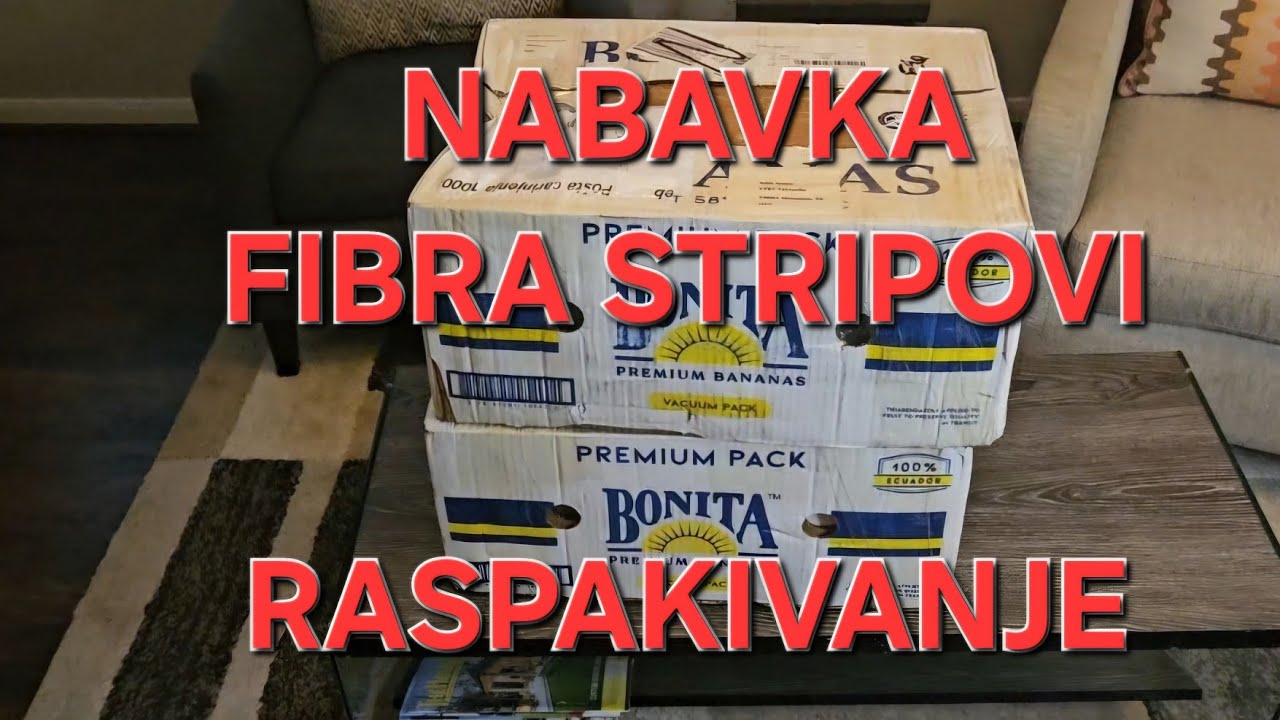 UnBoxing Raspakivanje velike nabavke Stripova od Fibre