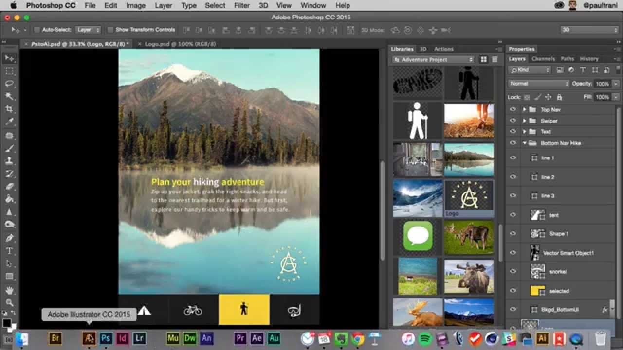 Совместное использование Illustrator и Photoshop