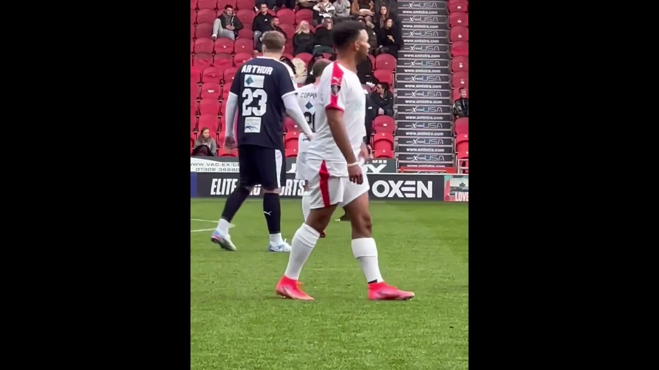 james Arthur Jamie Grey at Charity football Doncaster 17.10.2021
