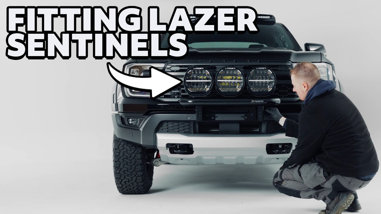 How To Fit 2023+ Ford Raptor Lazer Lamps Triple 9