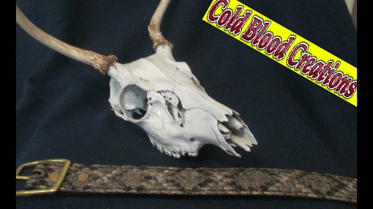 Making a Rattlesnake Skin Belt by HURST Exotic Leather and Jewelry/Cold Blood Creations