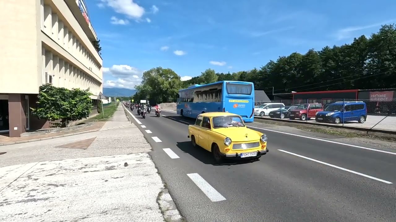 Jawa CZ stretko 2022 - prejazd Pravenec
