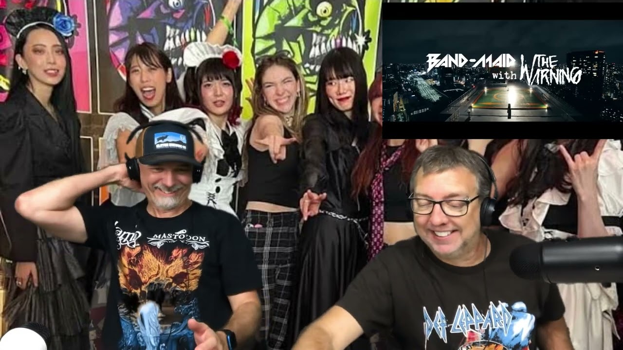 Band Maid / The Warning Show Them reaction @bandmaid #bandmaid #thewarning #hopsmetalshow