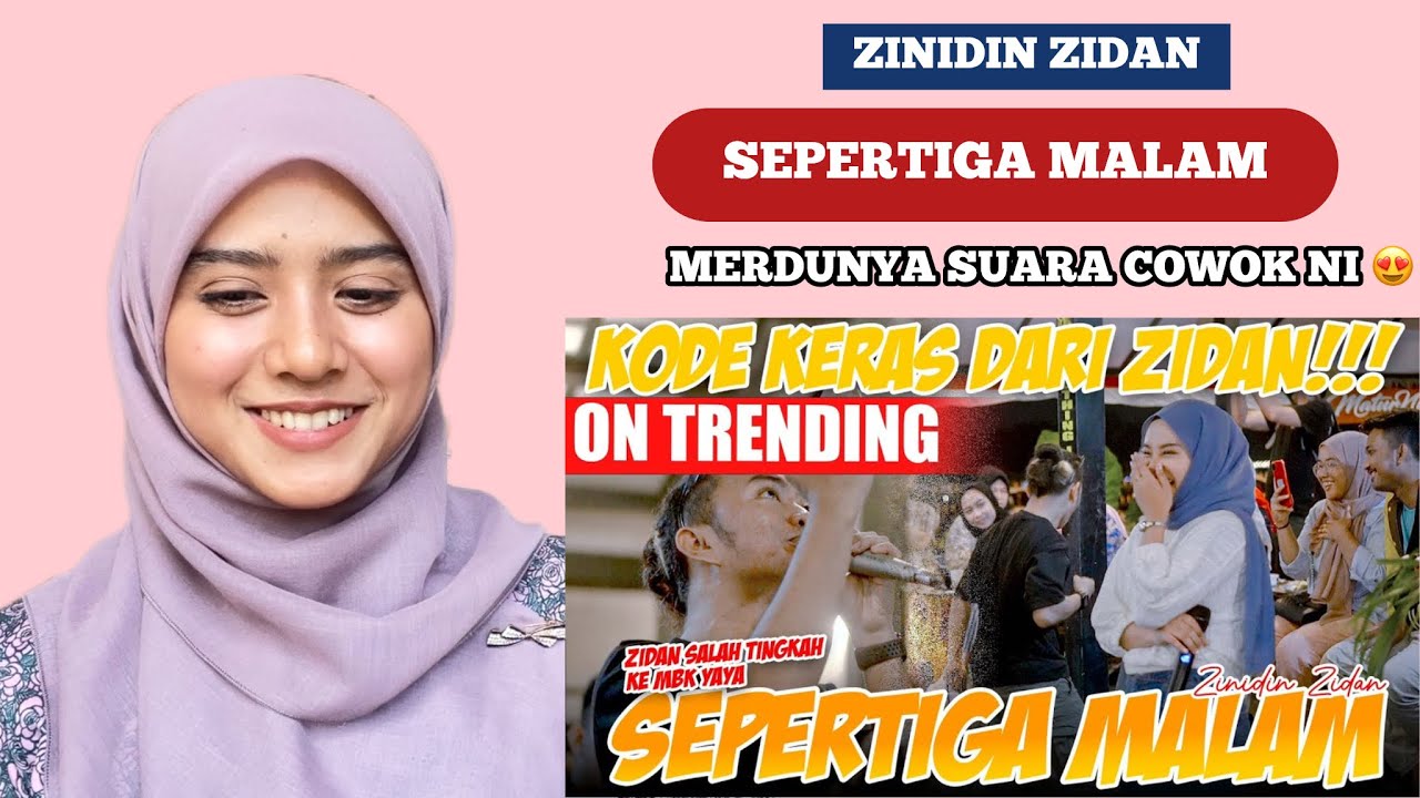 ZINIDIN ZIDAN NYANYIKAN LAGU SEPERTIGA MALAM BUAT SALTING ‼️ REACTION