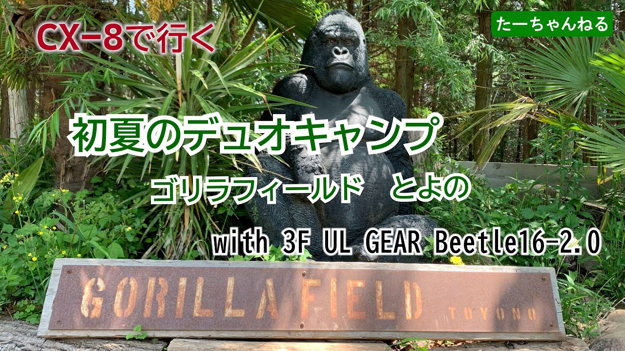 初夏のゴリラフィールドとよのでデュオキャン　キャンプ場紹介