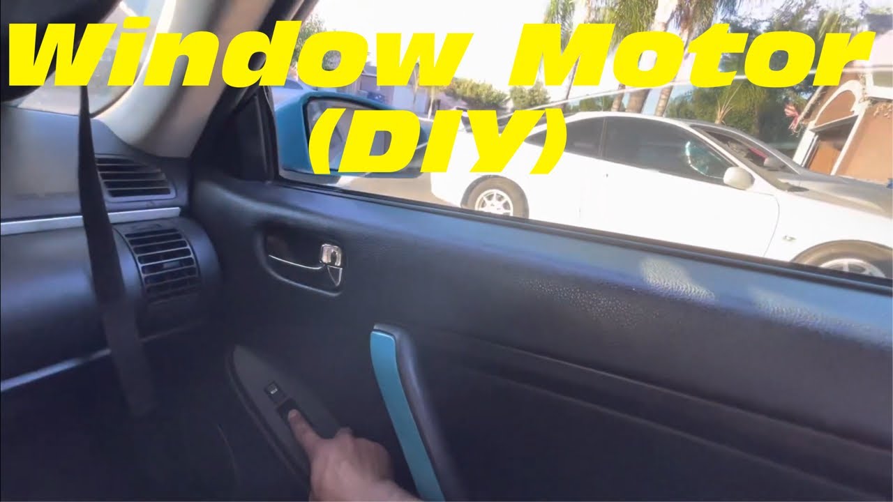 Infiniti G35 Window Motor Fix (EASY DIY)