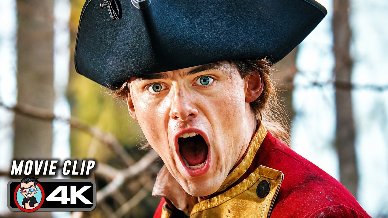 George Washington's First Battle Scene | YOUNG WASHINGTON (2026) Movie CLIP 4K