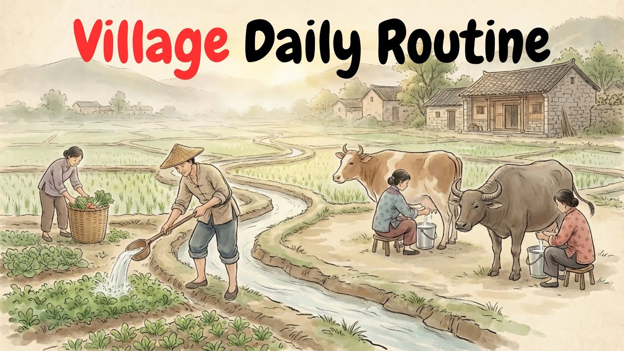 Routine Days | Peaceful Village Family Life | Calm & Cozy Living