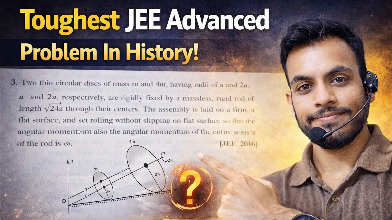 JEE Advanced 2016 Toughest Physics Question 😱 | Try Before Solution!