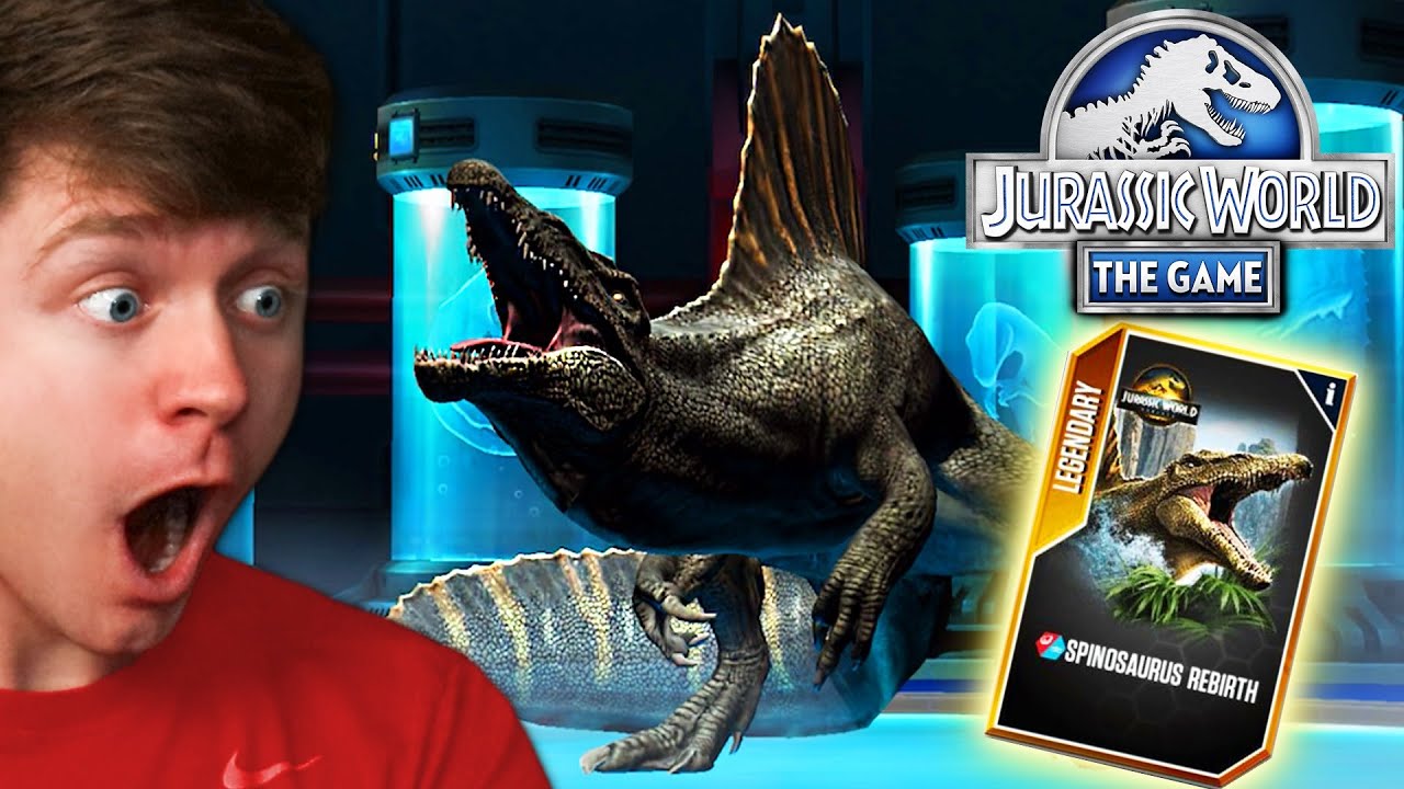 Hatching the REBIRTH SPINOSAURUS! - Jurassic World The Game