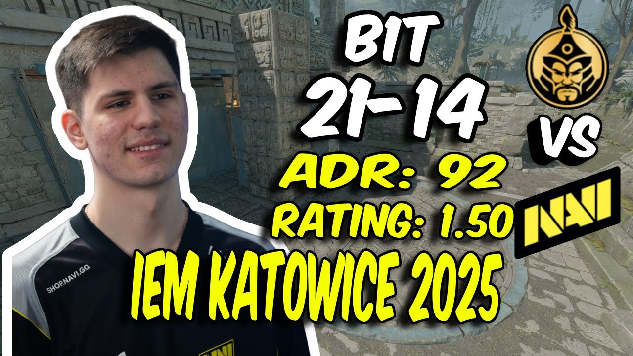 CS2 POV NAVI b1t (21/14) vs The MongolZ (Ancient) IEM Katowice 2025 b1t 2