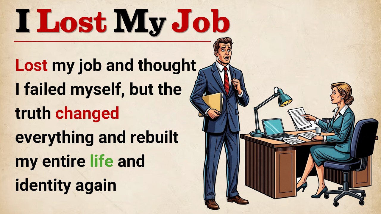 Изучайте английский язык с помощью рассказов | Я потерял работу | Адаптированное чтение