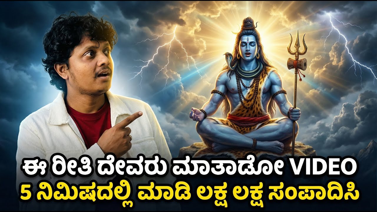 ಈ ರೀತಿ ದೇವರು ಮಾತಾಡೋ VIDEO 5 ನಿಮಿಷದಲ್ಲಿ ಮಾಡಿ ಲಕ್ಷ ಲಕ್ಷ ಸಂಪಾದಿಸಿ | Kannada Tutorial