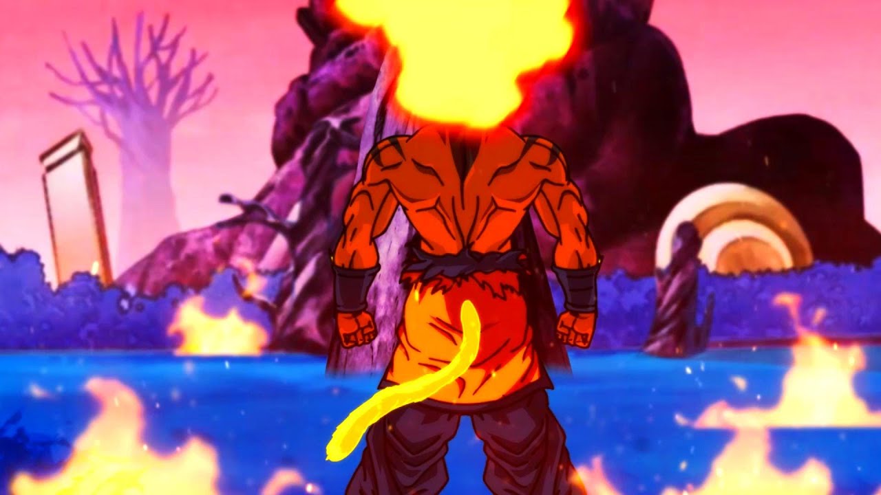 Evolution of Goku (Super Saiyan to Fire Monkey God)
