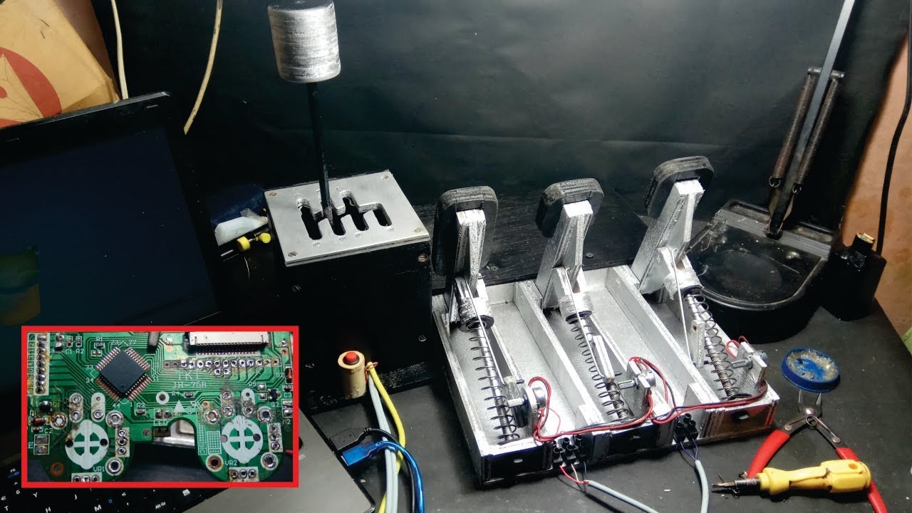Tutorial Pemasangan Pedal dan H-Shifter ke Joystick Ps2