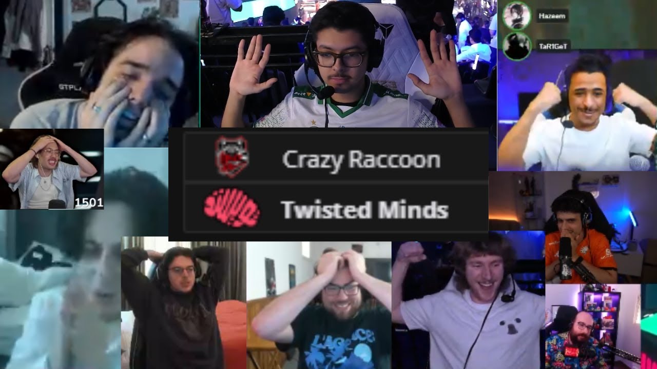 Twisted Minds VS Crazy Raccoons reactions