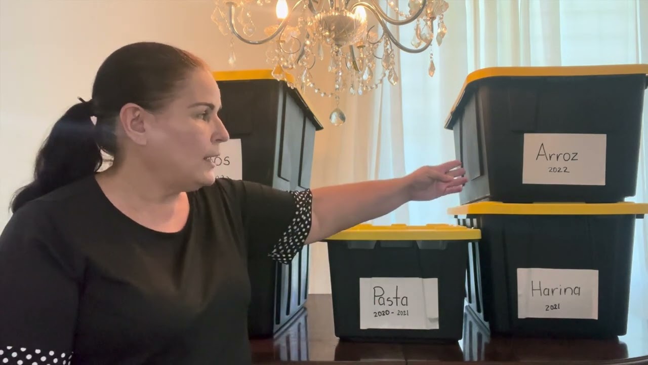 Bolsas Mylar/Como almacenarlas/Donde almacenar las cajas en Casa/ElMejor Lugar Para Almacén Alimento
