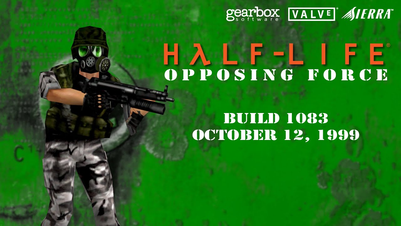 Half-Life: Opposing Force [Build 1083] - October 12th, 1999