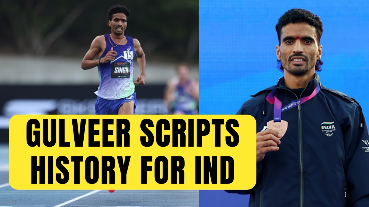 FLASH: Gulveer Singh wins bronze medal in men&rsquo;s 5000m at Commonwealth Games 2026| Sports Today