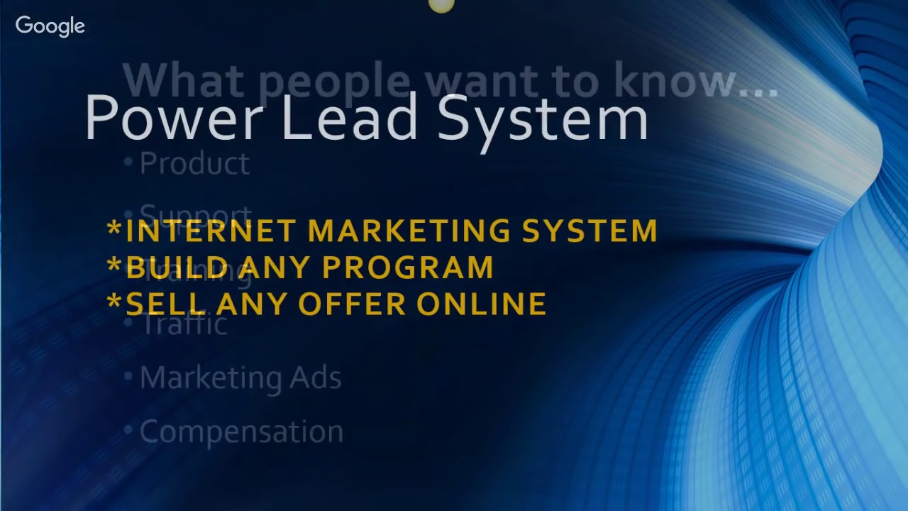 Power Lead System Hangout November 9 2016