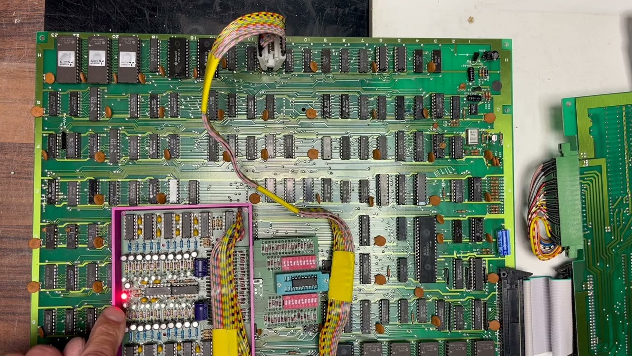 Arcade PCB Repair,  Hyper Olympic Bootleg Reparatur. Video 6