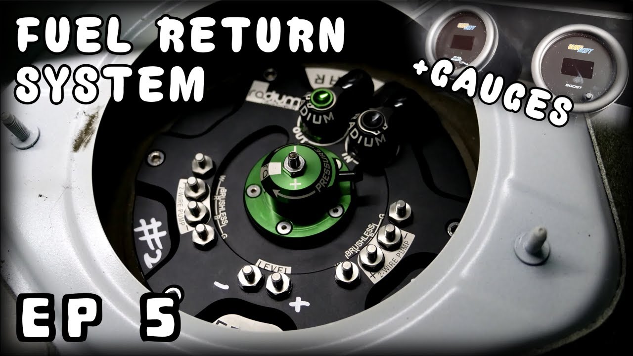 Supercharger Install Ep. 5 - Fuel Return System + Gauges