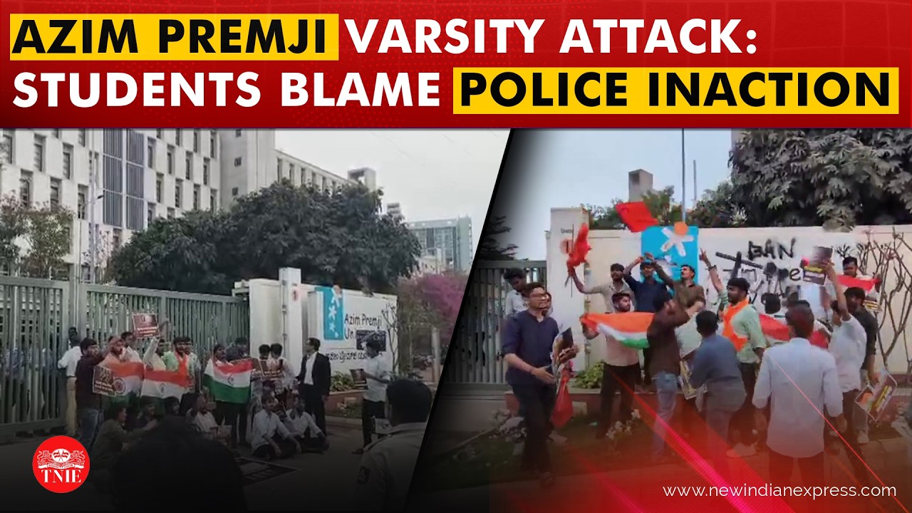 ABVP vandalism at Azim Premji University an attack on academic freedom, say students