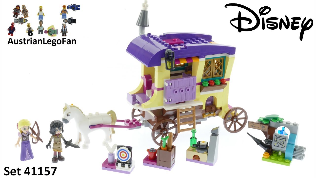 Lego Disney 41157 Rapunzel's Traveling Caravan - Lego 41157 Speed Build