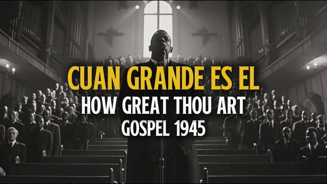 Cuán Grande Es Él – How Great Thou Art | Himno Cristiano •  Gospel 1945 • Adoración Profunda