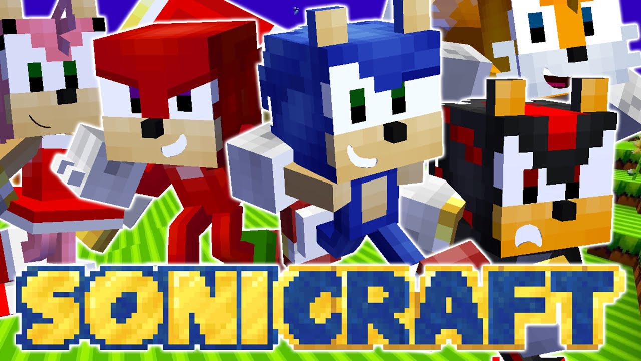 СОНИК ЁЖ в Майнкрафте! | Мод Sonicraft для Minecraft