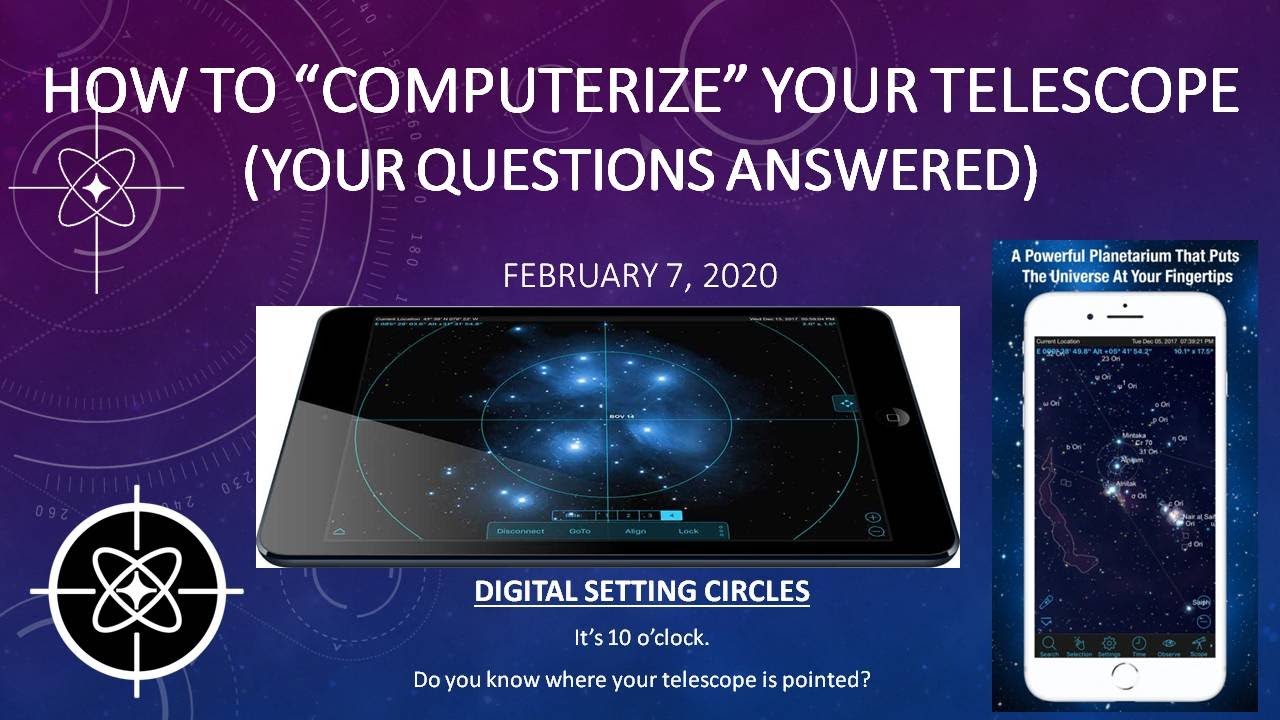 How To 'Computerize' Your Telescope.  By Ric Honey.  Memphis Astronomical Society