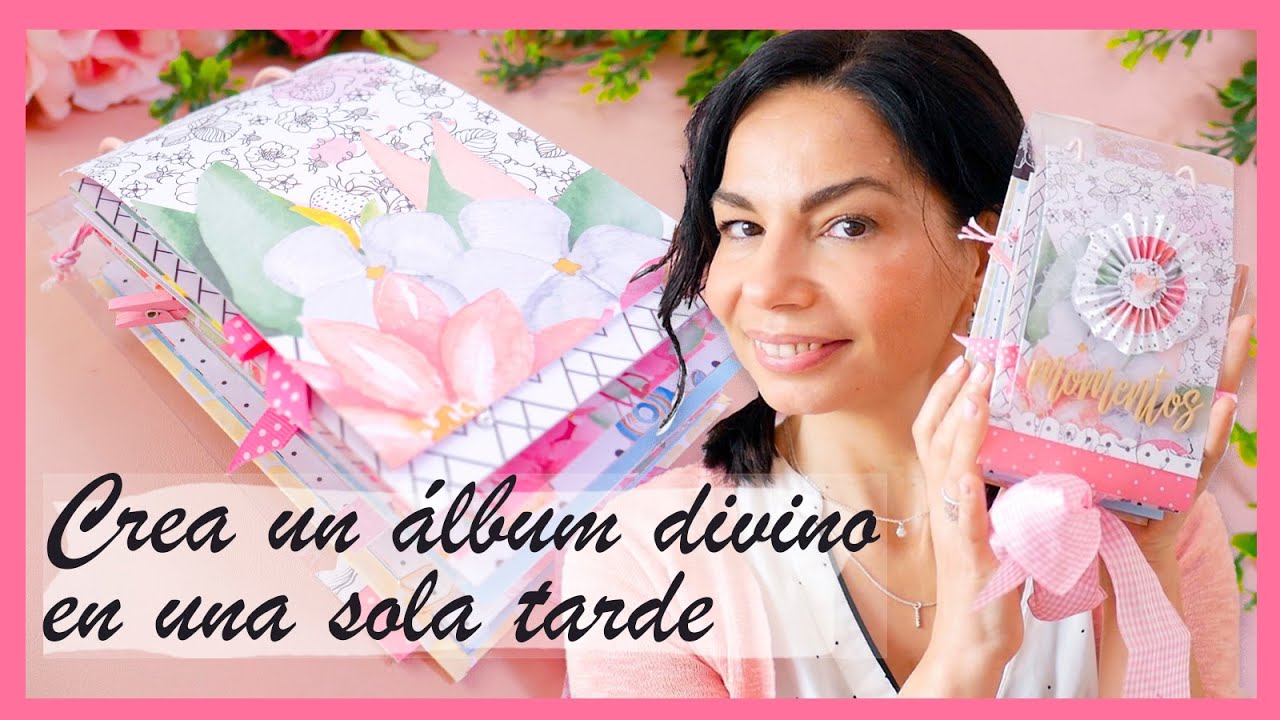 Álbum desestructurado encuadernado con acetato y  mucho volumen. ¡Haz tu propio acetato estampado!