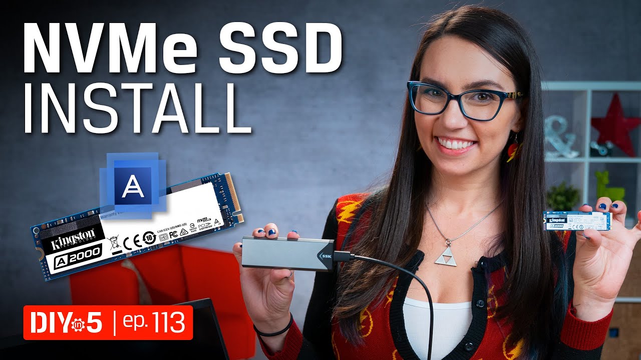 How to Install an NVMe SSD In a Laptop &ndash; DIY in 5 Ep 113