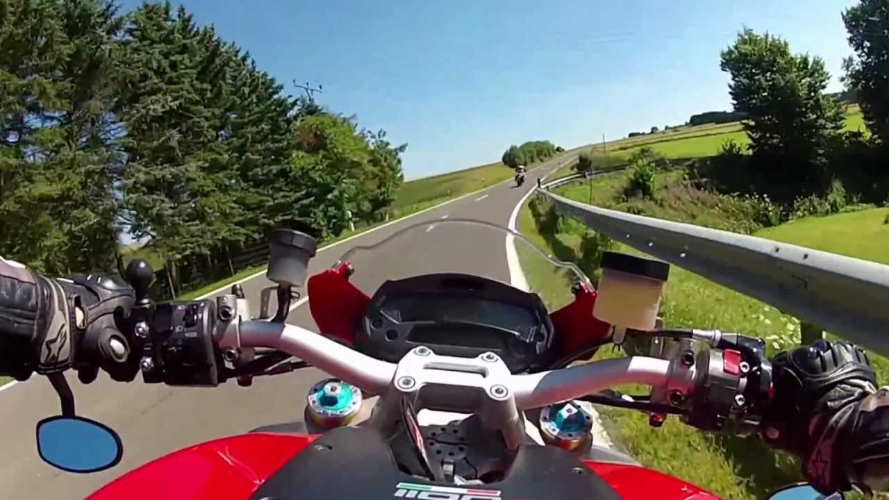 2 Ducati Monster 1100s Part 1     Gopro onboard