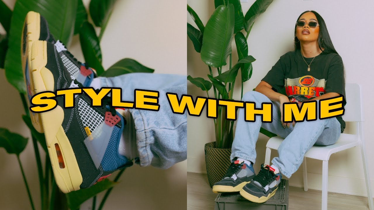 How I Style Air Jordan 4 x UNION LA Off Noir | Style With Me Streetwear Edition | Mscrisssy