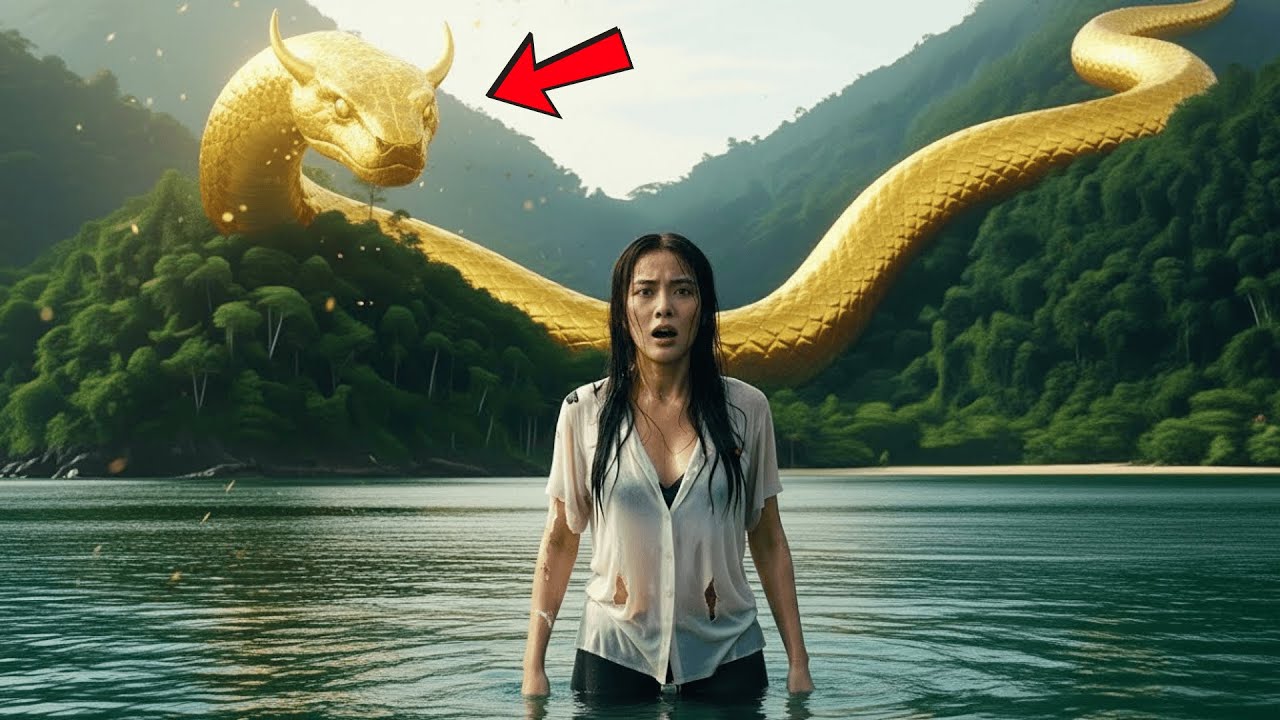 [Survival] Alone Girl Survival in the Jungle  Giant Python Emerges on the Beach