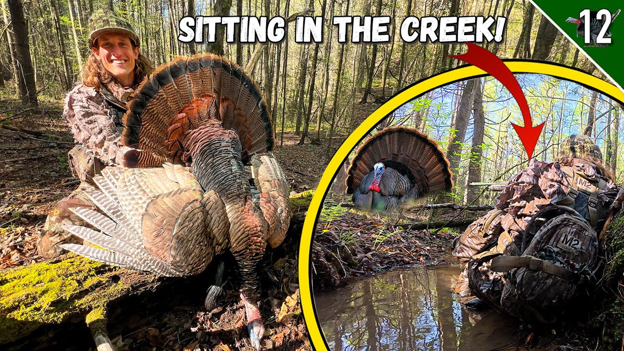We Setup IN THE WATER! - South Carolina Turkey Hunting