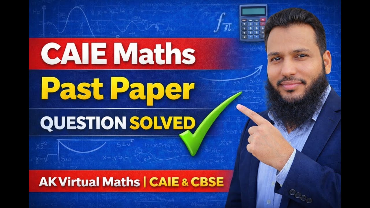 Question-7 | Paper 2 Non-calculator (Extended) I IGCSE MATHEMATICS|0580/21/O/N/2025