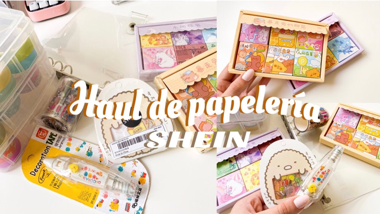 HAUL de PAPELERÍA/ ✨comprando PAPELERÍA en SHEIN✨