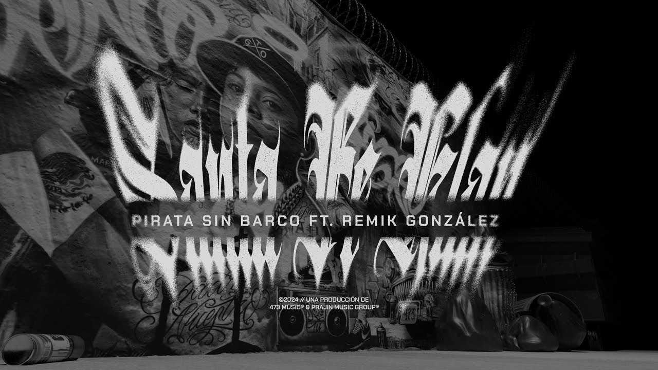 Santa Fe Klan, Remik González - Pirata Sin Barco (Lyric Video)
