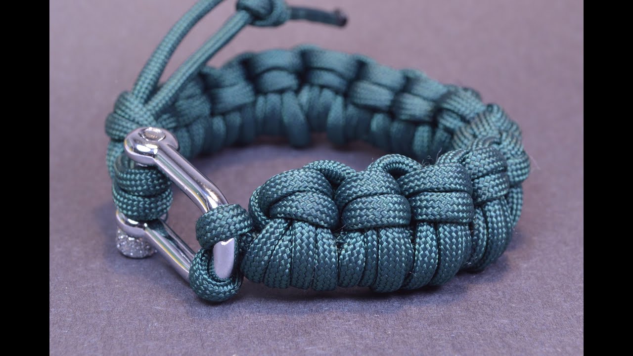 Как сделать быстросъёмный браслет из паракорда с полуузлом - BoredParacord