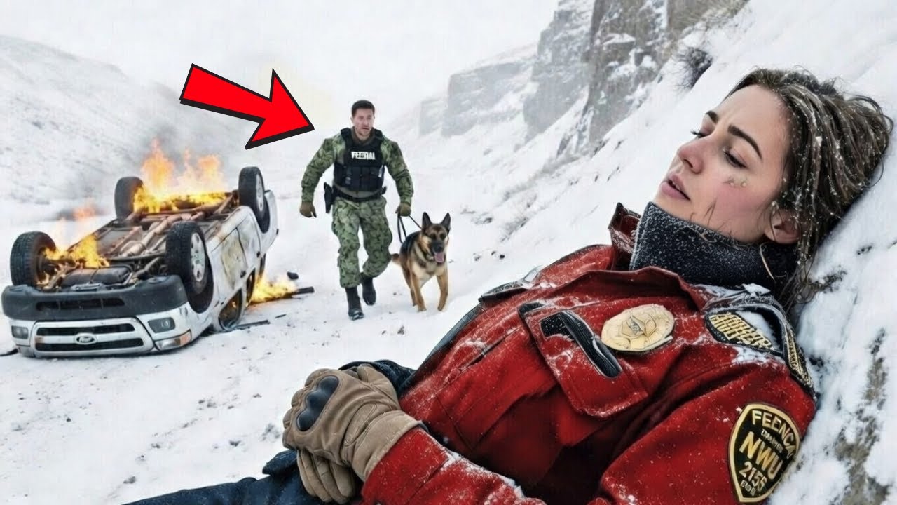 SUV blanca del FBI vuelca… un Navy SEAL y su K9 revelan quién lo planeó