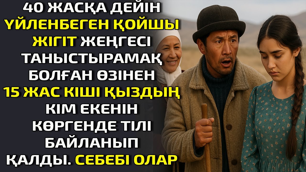 40 ЖАСҚА ДЕЙІН ҮЙЛЕНБЕГЕН ҚОЙШЫ ЖІГІТ ЖЕҢГЕСІ ТАНЫСТЫРАМАҚ БОЛҒАН ӨЗІНЕН 15 ЖАС КІШІ ҚЫЗДЫҢ КІМ ЕКЕН