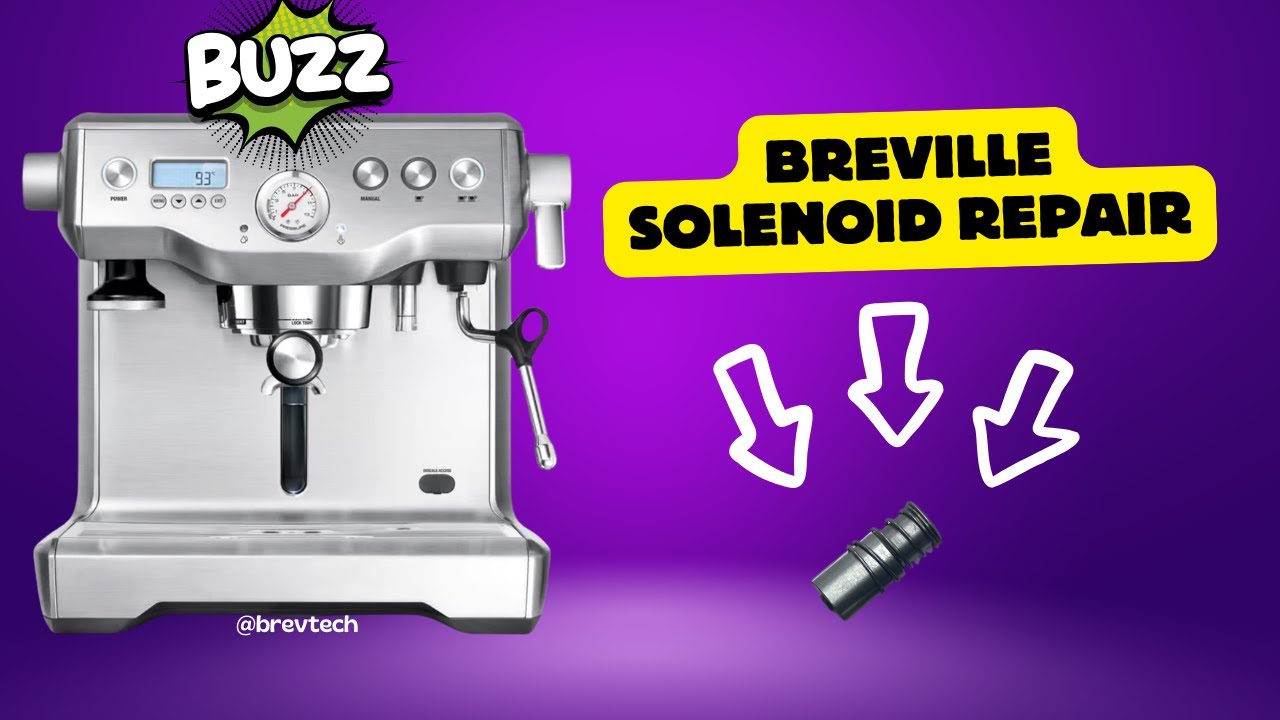 How to Repair a Faulty Solenoid Valve on Breville Dual Boilers BES920 BES980 BES990