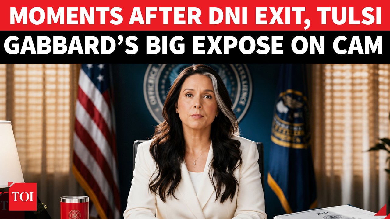 Tulsi Gabbard&rsquo;s Exit Goes Nuclear, Drops On-Cam Bombshell Right After DNI Exit | Watch