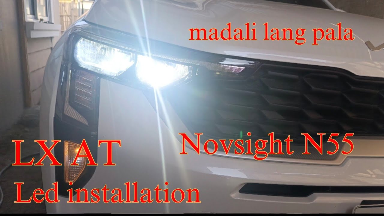 Kia Sonet Led Upgrade | Low Beam | LX Variants | Novsigth N55 | DIY Madali lang pala.