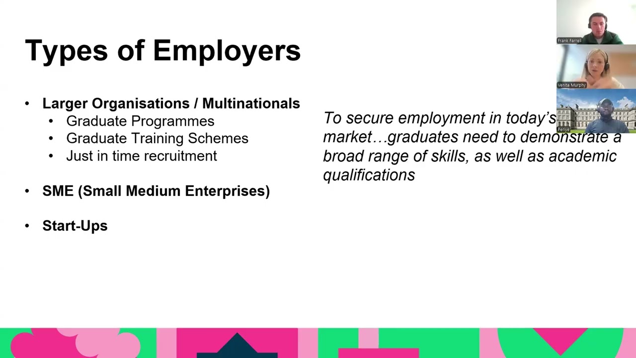 Careers Service and Employability at DCU Webinar 2025