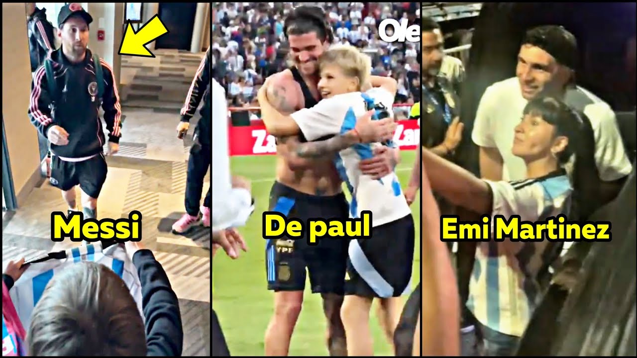 😍Messi and Argentina Teammates Make Fans Day with Heartwarming Gestures